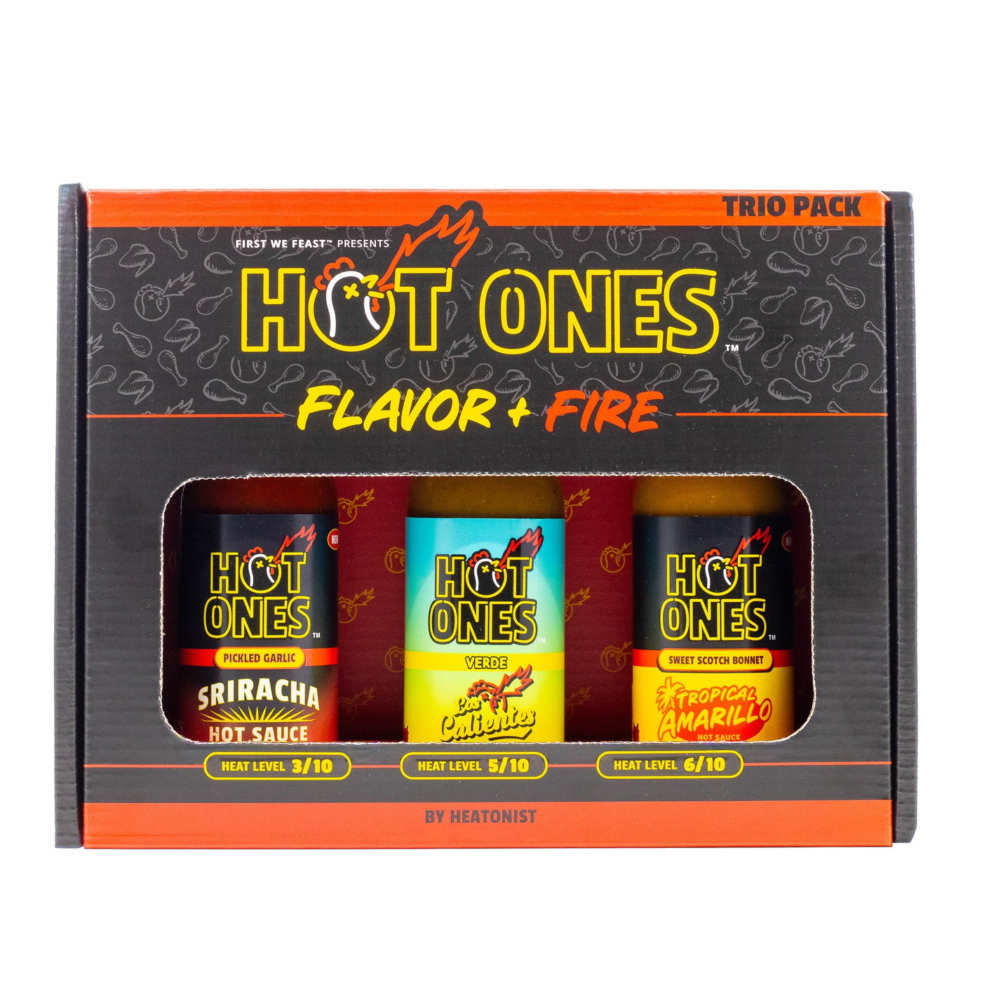 Flavor and Fire Trio Pack | Hot Ones C5
