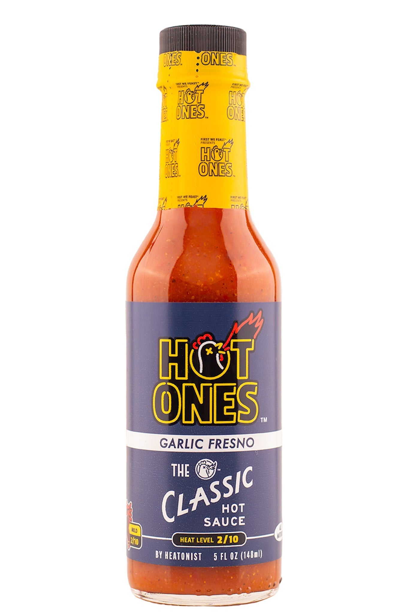 The Classic Garlic Fresno | Hot Ones Hot Sauce Z6