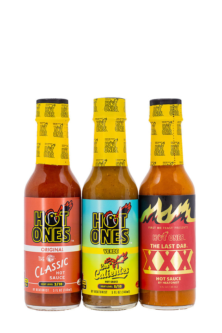 Hot Ones Trio Pack - Original | Hot Ones Hot Sauce J0