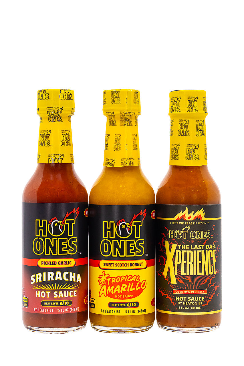 Hot Ones Hot Sauce Trio Pack - Season 27 O0