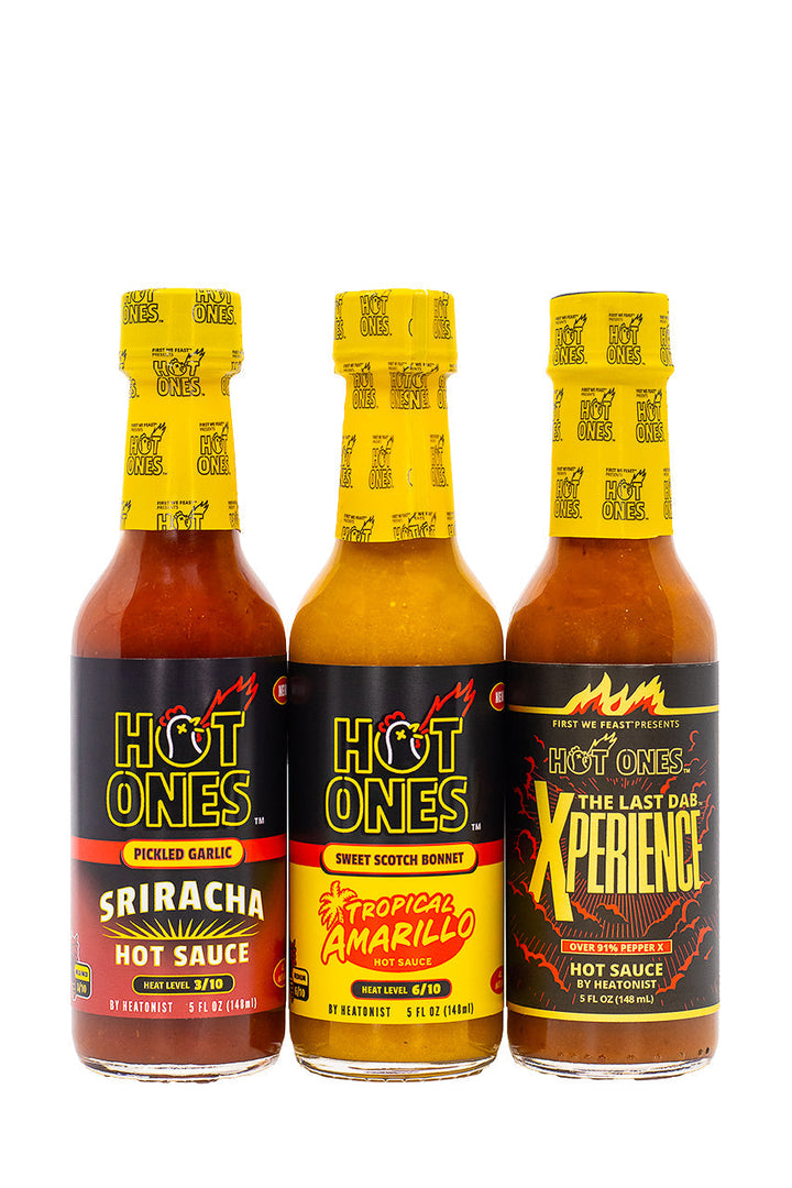 Hot Ones Hot Sauce Trio Pack - Season 27 O0