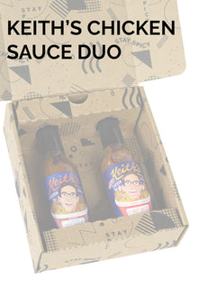 Keith's Chicken Sauce Hot Sauce Duo Pack | Keith's U9
