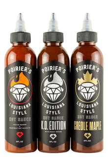 Poirier's Louisiana Style Hot Sauce Trio Pack | Dustin Poirier’s Louisiana Style U5